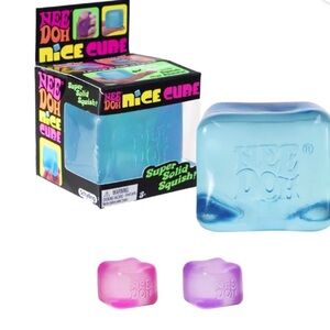NeeDoh Nice Cube Viral Sensory Fidget Toy Stress Relief Squishy Anxiety Cube NEW